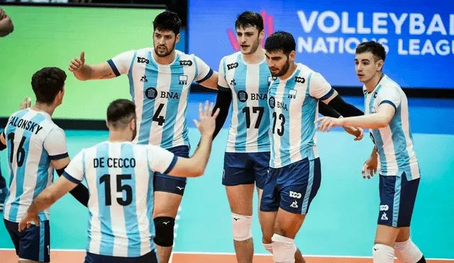 Argentina venció a Canadá y suma otra victoria sin llegar al quinto set. Foto: La Nación