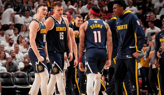 Los Denver Nuggets se quedaron con la victoria por el game 4 de la NBA Finals. Foto: AFP