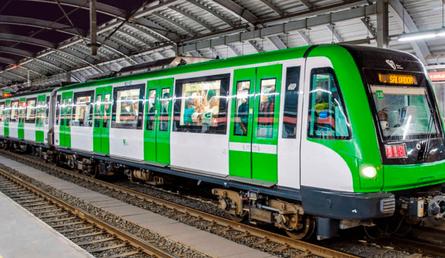 Línea 1 del Metro de Lima transporta medio millón de pasajeros al día. Foto: Andina