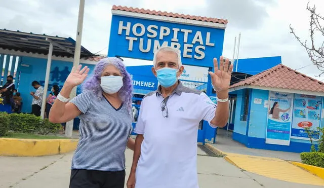 Los pacientes se recuperaron en el Hospital Carlos Cortez Jiménez de EsSalud Tumbes. Foto: EsSalud