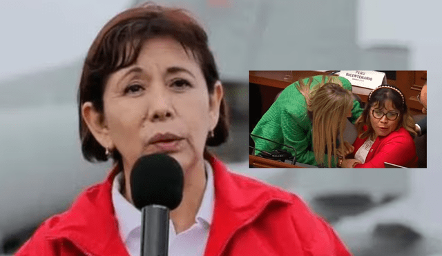 Tolentino asumió la cartera del Mimp en enero del 2023. Foto: composición La República/Gobierno - Video: TV Perú Noticias