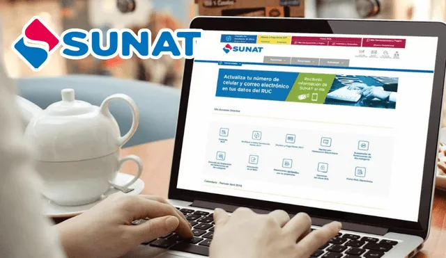 Realiza tus trámites online a través de la plataforma web de la Sunat. Foto: composición LR/Sunat/Facebook