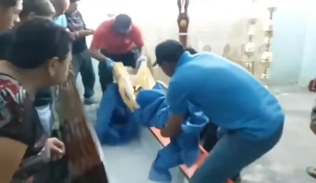El descendiente de la afectada acusó a los médicos de una presunta negligencia. Foto: captura/Alerta Mundial/Twitter - Video: