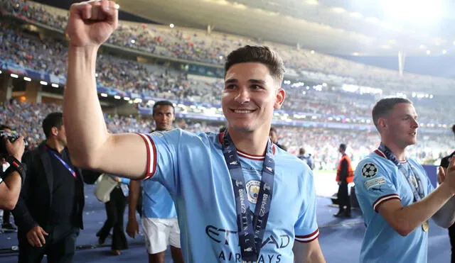 Julián Álvarez ganó la Champions League en su primera temporada con Manchester City. Foto: SportsCenter | Video: ESPN