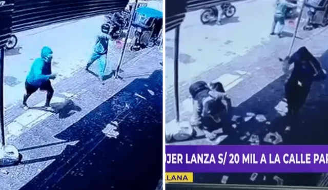 Policía aún investiga la identidad de los asaltantes. Foto: El Popular/captura de video/Latina - Video: Latina