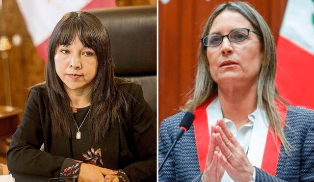 No es la primera vez que María del Carmen Alva es cuestionada por agredir a otro parlamentario, hace unos meses ocurrió algo similar con Isabel Cortez. Foto: composición LR/PCM/Congreso