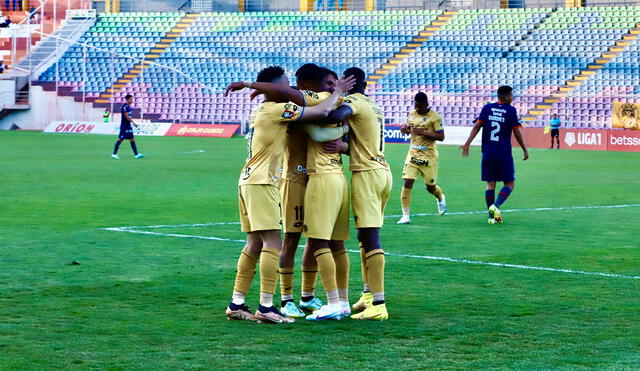 César Vallejo se quedó con 10 hombres. Foto: Twitter Liga Fútbol Profesional