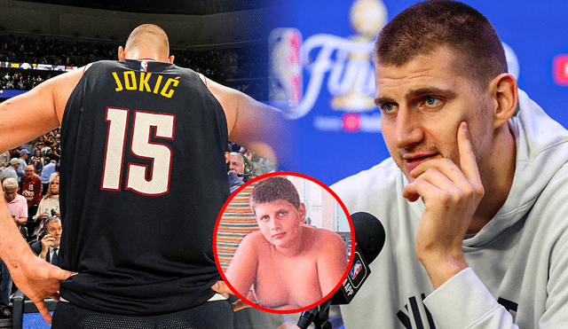 Nikola Jokić revela cómo empezó el uso del dorsal '15' en el básquet. Foto: Composición LR/AFP/ESPN