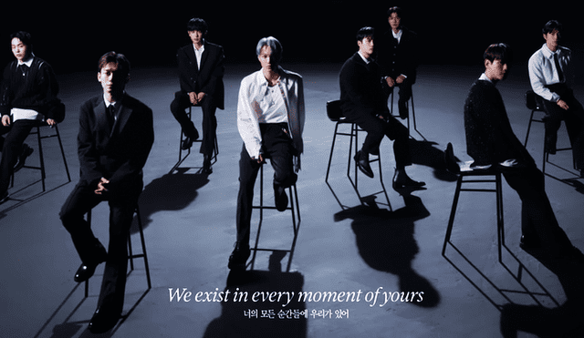 EXO en vídeo musical de "Let me in", previo al lanzamiento del álbum "EXIST". Foto: SM Entertainment