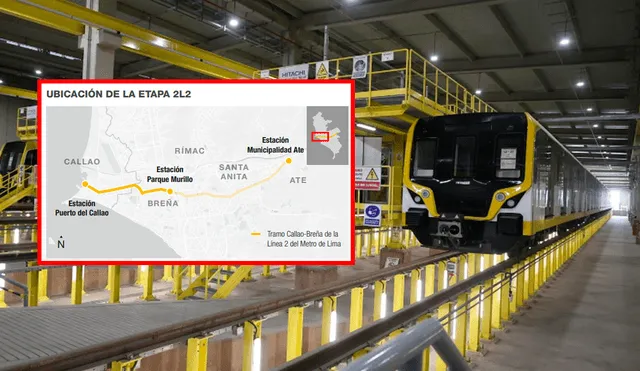 El MTC proyecta inaugurar 5 estaciones de la Línea 2 en el 2023. Foto: composición LR/Andina/Contraloría