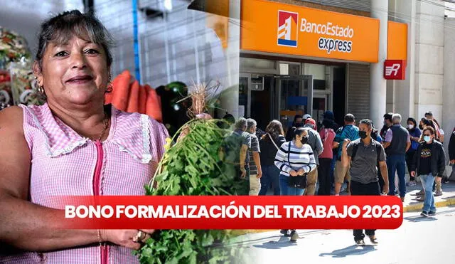 Chilenos mayores de 18 años pueden ser uno de los beneficiarios del Bono Formalización del Trabajo. Foto: Diario Concepción/ Agencia Uno/ Composición LR