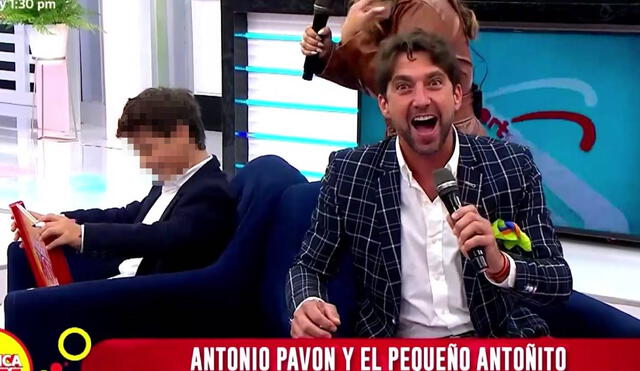 Antonio Pavón fue tildado de "pisado" por su hijo. Foto: captura de América TV