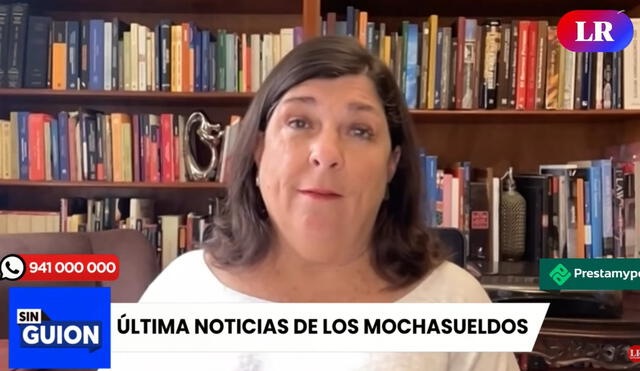 Rosa María Palacios criticó a los nueve congresistas ‘mochasueldos’ y señaló que no son sancionados porque necesitan sus votos a cambio de favores. Foto: Captura/LR+