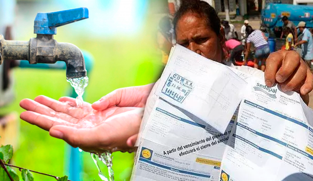 Sedapal no puede cobrar ni cortar el servicio de agua potable mientras el proceso de reclamo esté vigente. Foto: composición/GLR/Canal N