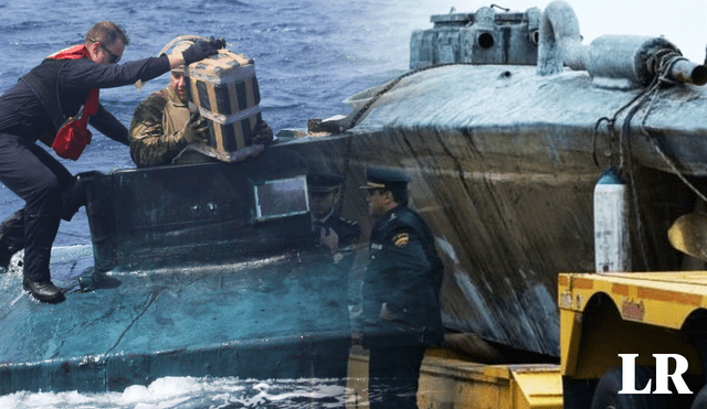 El narcosubmarino apresado se llamaba "Che". Foto: composición LR/Fabrizio Oviedo/BBC News Mundo