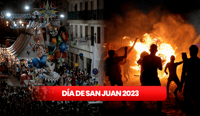 El Día de San Juan se celebra en muchos países de distintas maneras. Foto: composición LR/AFP