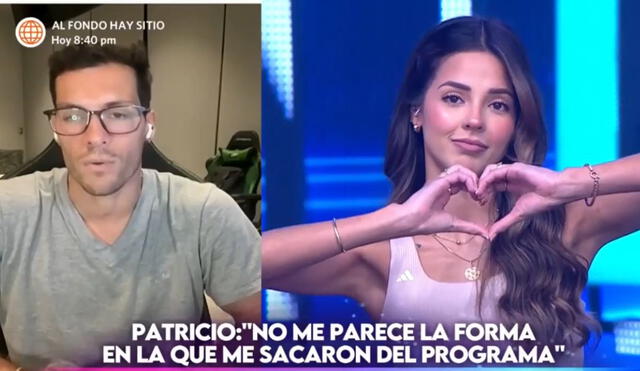 Patricio Parodi se enlazó con "EEG" tras su expulsión. Foto: Captura de América TV - Video: América TV