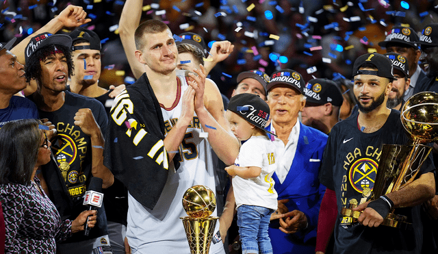 Denver Nuggets es campeón de la NBA 2023 y Jokic es el MVP de las finales. Foto: AFP