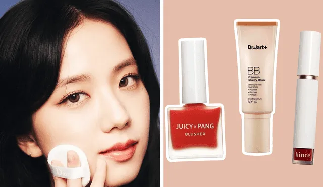 Jisoo de BLACKPINK es la imagen de distintas marcas de maquillaje coreano. Foto: composición LR/YG/Allure