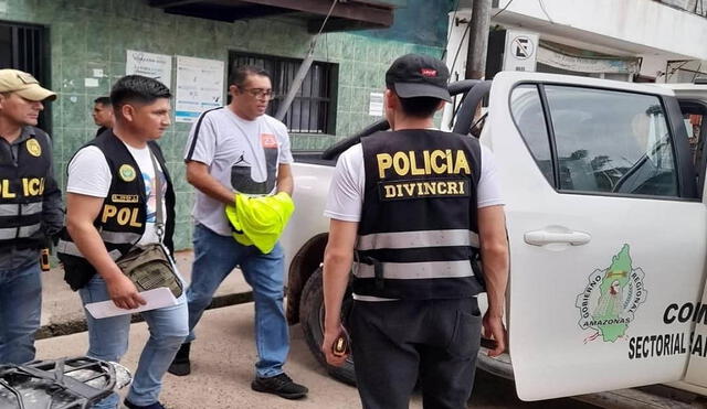 La Policía realizó la captura de los policías en la Comisaría Sectorial de Condorcanqui. Foto: Diario Ahora Amazonas