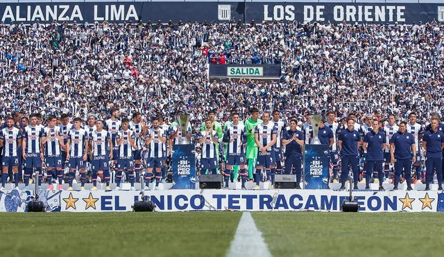 Plantel oficial presentado por Alianza Lima a inicios del año 2023. Foto: Alianza Lima