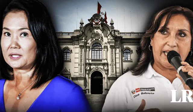 El último martes, Keiko Fujimori aseguró que la presidenta de la República ha tenido una actitud “triunfalista y con cero autocrítica”. Foto: composición Fabrizio Oviedo/La República - Video: Presidencia