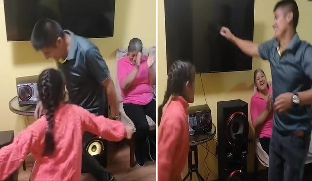 Pobladores de Alto Piura enseñan a bailar a sus hijos desde pequeños. Foto y video: Lobito Salvaje/Facebook