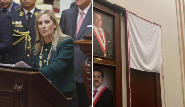 Condecoración a la congresista María del Carmen Alva. Foto: composición LR/Carlos Félix/La República - Video: Gianella Aguirre/URPI-LR
