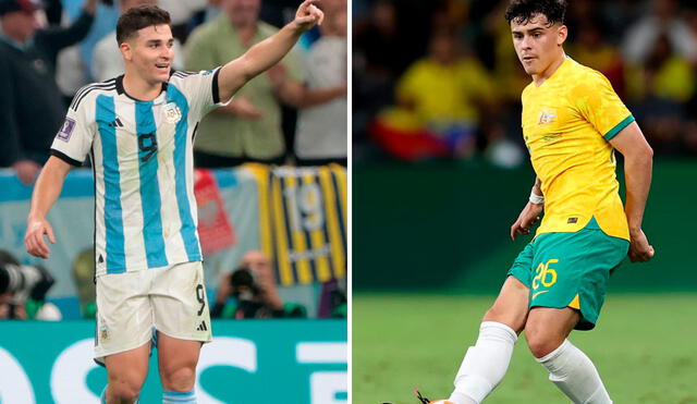 Argentina y Australia se enfrentaron en octavos de final del Mundial Qatar 2022. Foto: composición EFE/Socceroos
