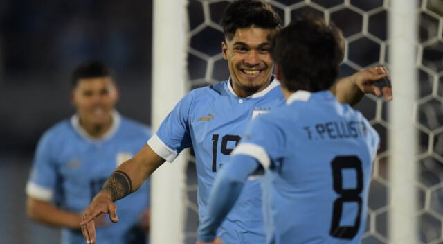 Uruguay goleó a Nicaragua por amistoso internacional en el estadio Centenario. Foto: AFP