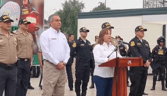 Dina Boluarte manifestó que el Perú no quiere volver a repetir lo que sucedió en los 80’ y 90’. Foto y video: Vanessa Sandoval/ La República