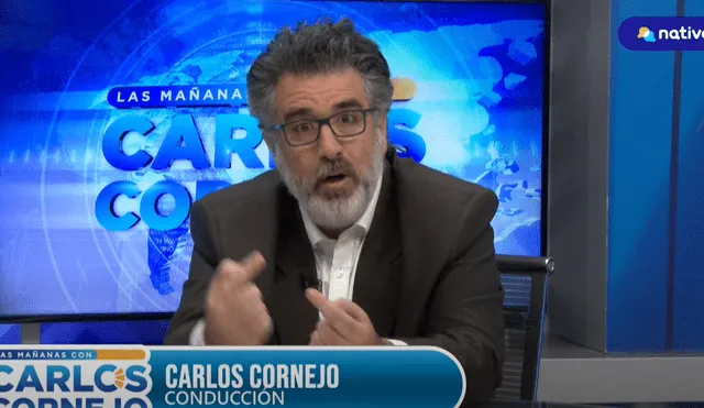 Carlos Cornejo cuestionó que Alberto Otárola, días antes, mencionó que el Perú ya encontró la paz. Foto y Video: Nativa/YouTube