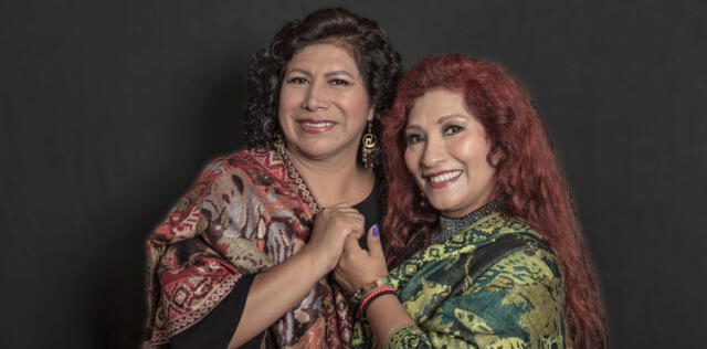 Sila Illanes y Azucena Cantarina, cantantes de música ayacuchana y ancashina, respectivamente. Foto: Difusión