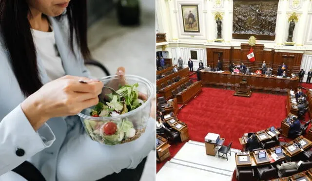 Sindicatos de trabajadores hicieron eco a la petición de la congresista Isabel Cortez para aprobar "Ley del Refrigerio". Foto: composición LR/Andina