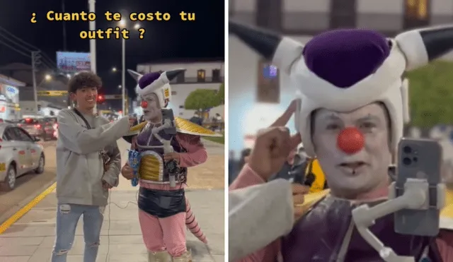 El influencer Gran Freezer fue víctima de asalto durante una de sus transmisiones en vivo en Junín. Foto y Video: composición LR/captura de TikTok/@Gianco123