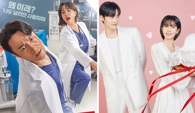 Dos de las series coreanas más populares este 2023 han sido "Doctora Cha" y "The real has come", ambos transmitidos por JTBC. Foto: composición LR/JTBC