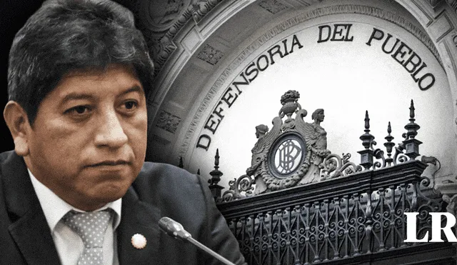 Josué Gutiérrez fue designado defensor del Pueblo en medio de cuestionamientos. Foto: composición de Fabrizio Oviedo/La República