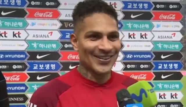 Paolo Guerrero volvió a la selección peruana después de casi dos años. Foto: captura Movistar Deportes