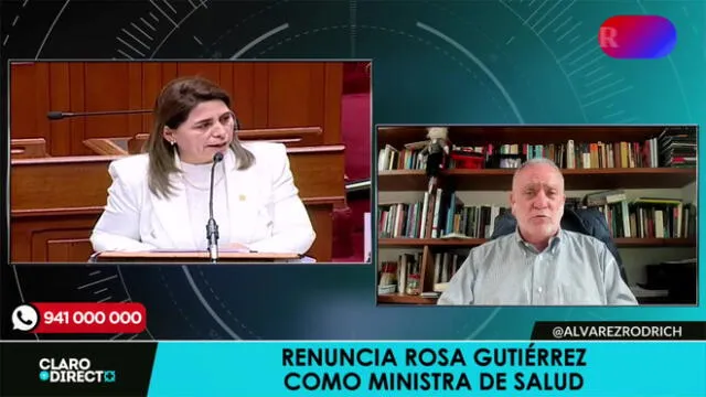 Augusto Álvarez Rodrich cuestionó las declaraciones de Dina Boluarte. Foto: captura de LR+ - Video: LR+