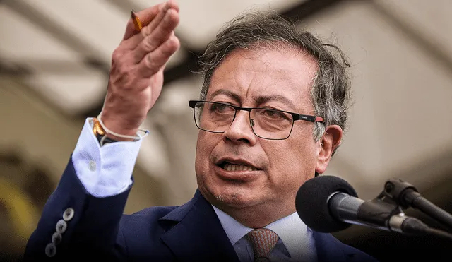 Gustavo Petro se defendió de las acusaciones de corrupción y las tildó de “difamatorias”. Foto: AFP