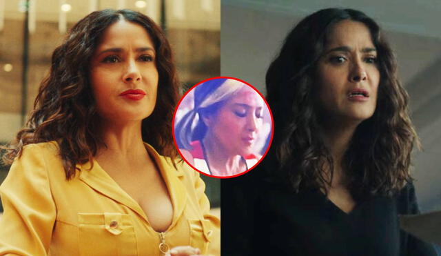 Salma Hayek interpreta uno de sus papeles más dramáticos e hilarantes en el episodio "Joan es horrible", de la temporada 6 de "Black Mirror". Foto: composición LR/Netflix