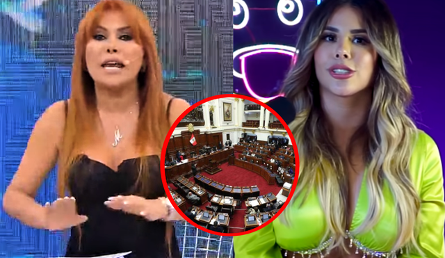 Magaly Medina habló sobre lo que le propusieron a la actriz cómica vía telefónica. Foto: composición LR/ ATV/YouTube/Soy Gianotti/Andina - Video: ATV