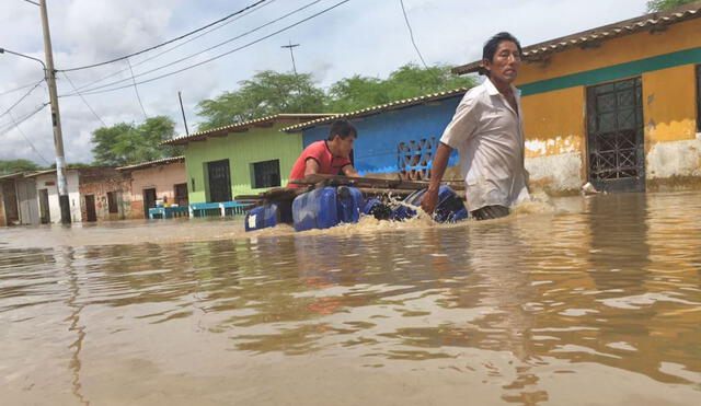 Dos fenómenos podrían volver a inundar la región Piura y otras regiones del norte peruano. Foto: El Regional Piura