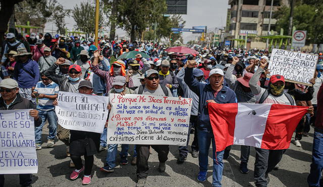 Peruanos saldrían a las calles a exigir la salida de Dina Boluarte. Foto: La República