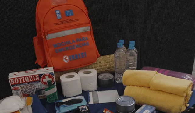 El kit de emergencias es fundamental para enfrentar las consecuencias de un sismo. Foto: Indeci