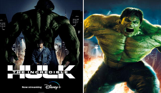 "El increíble Hulk" (2008) se encuentra disponible en Disney+. Foto: composición LR/Marvel Studios/Pinterest