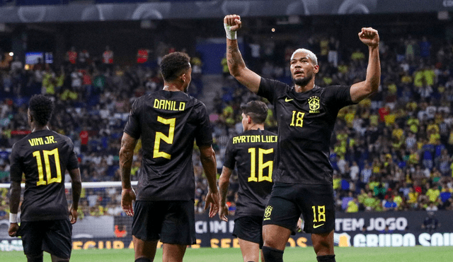 Brasil goleó 4-1 a Guinea en partido amistoso jugado en España sin Neymar. Foto: Brasil