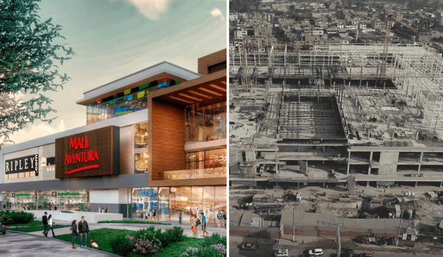 El Mall Aventura de San Juan de Lurigancho albergaría más de 150 marcas. Foto: composición LR/Perú Construye/Mall Aventura