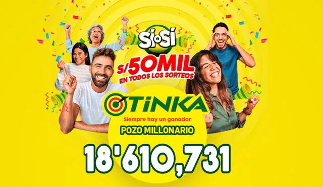 El pozo millonario de La Tinka asciende a más de 18 millones. Foto: La Tinka