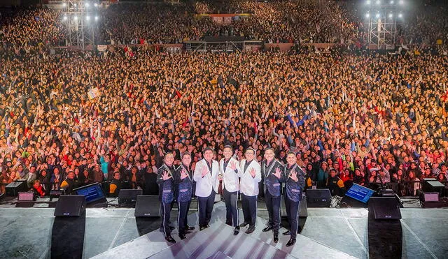 Segunda presentación fue un éxito total. Foto: Grupo 5/Facebook